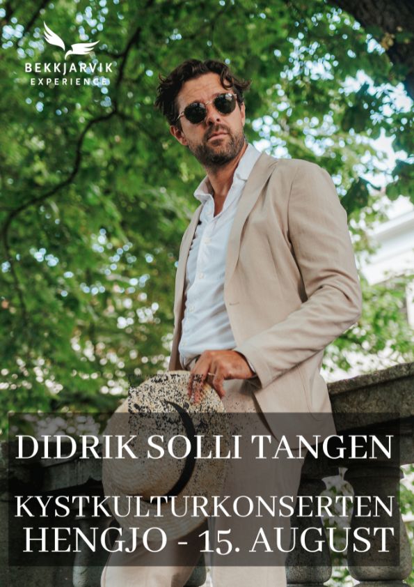 Didrik Solli-Tangen – Live i Bekkjarvik, Lørdag 15. august 2026