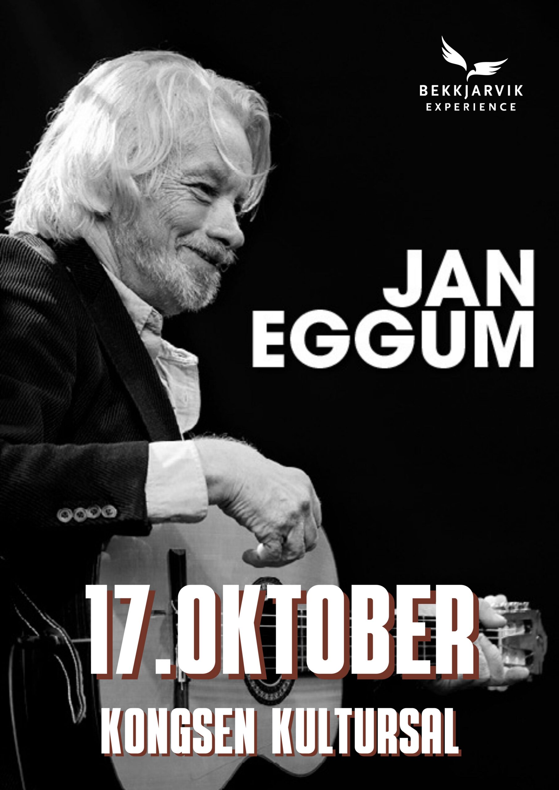 Jan Eggum – Live i Bekkjarvik, Lørdag 17. Oktober kl. 18.00